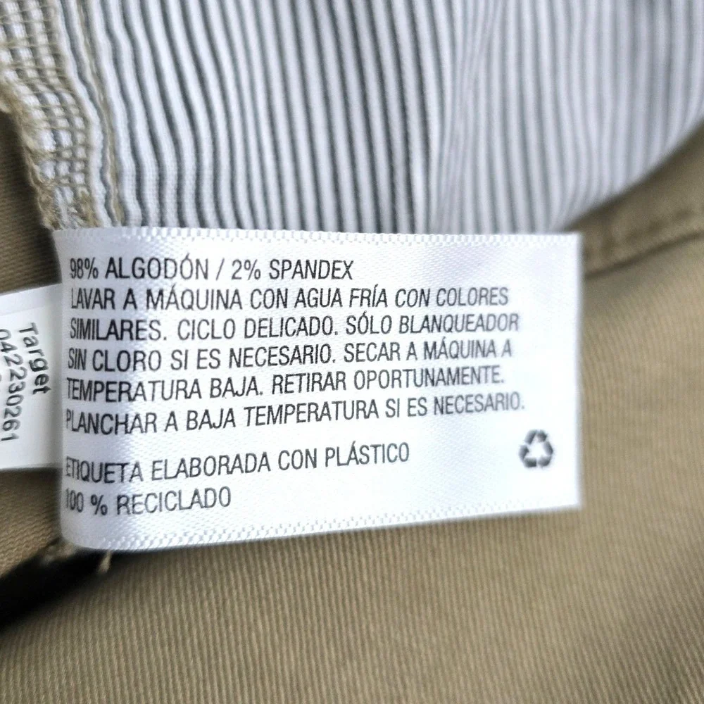 Goodfellow Slim Chino‎ Big & Tall Stretch Khaki Men Pants 56 X30 New
